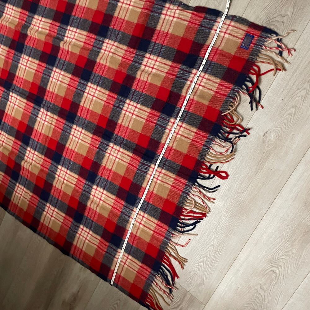 Vintage Pendleton Robe In A Bag Stadium Lap Blanket 52"x70" Virgin Wool Throw - Picture 15 of 16